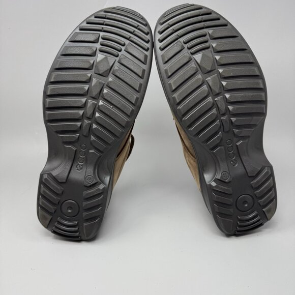 ECCO Fusion Plain Toe Oxfords Nubuck Leather  Brown  Mens Size 11 - Picture 9 of 9